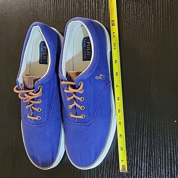 Polo by Ralph Lauren Canvas Boat Shoes Low Top Mens Sz 14 - Picture 10 of 11